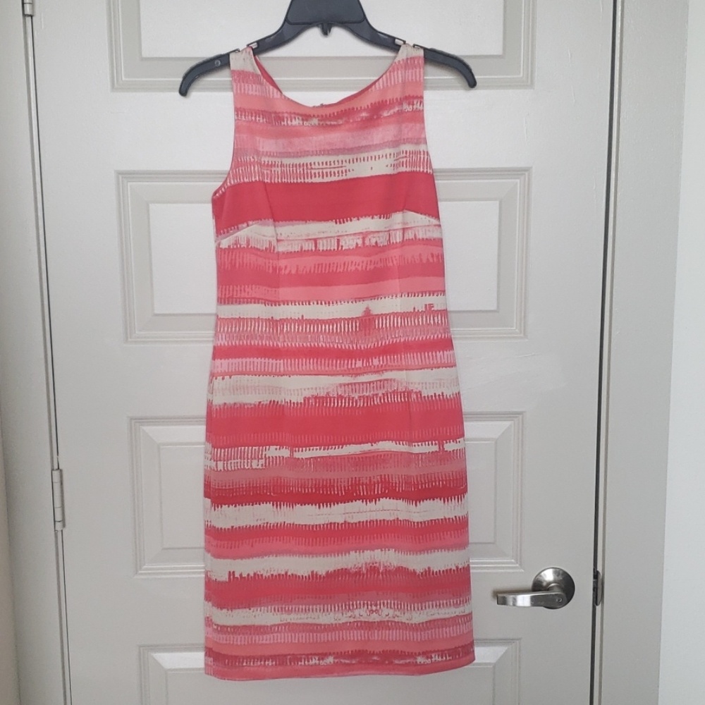 NEW Tahari pink pattern dress